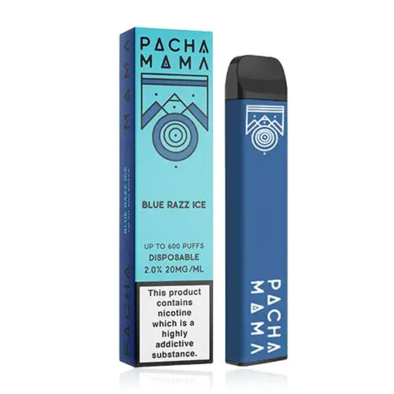 Συσκευή ατμίσματος μιας χρήσης στις 600 εισπνοές με γεύση πάγο και μούρα απο την Pacha Mama