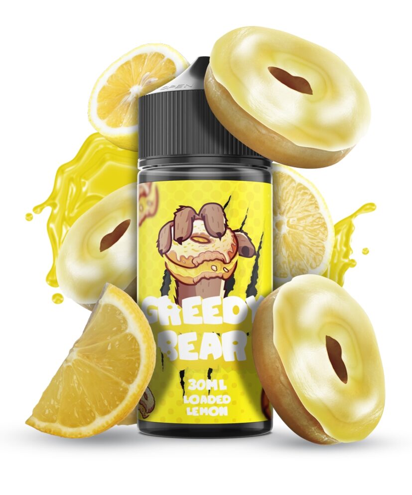 Loaded Lemon 120ml με γεύση ντόνατ λεμόνι από την Greedy Bear