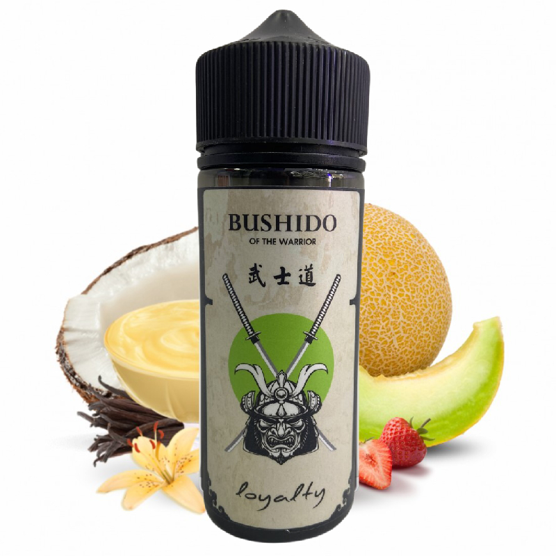Flavorshot απο την Bushido στα 120 ml με γεύση κρεμα βανίλια, φράουλα και πεπονι