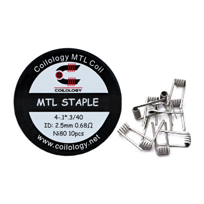 Coilology MTL 10pcs Staple Ni80