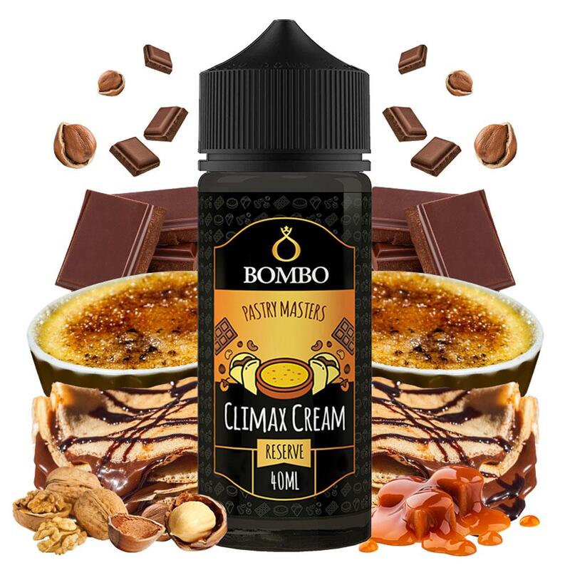 Climax Cream 120ml με γεύση κρέμα , κρέπα, καραμέλα, ξηροί καρποί απο την Bombo