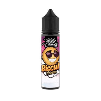 Biscuit Cream από την Tasty Clouds στα 60ml με γεύση μπισκότο και κρέμα.