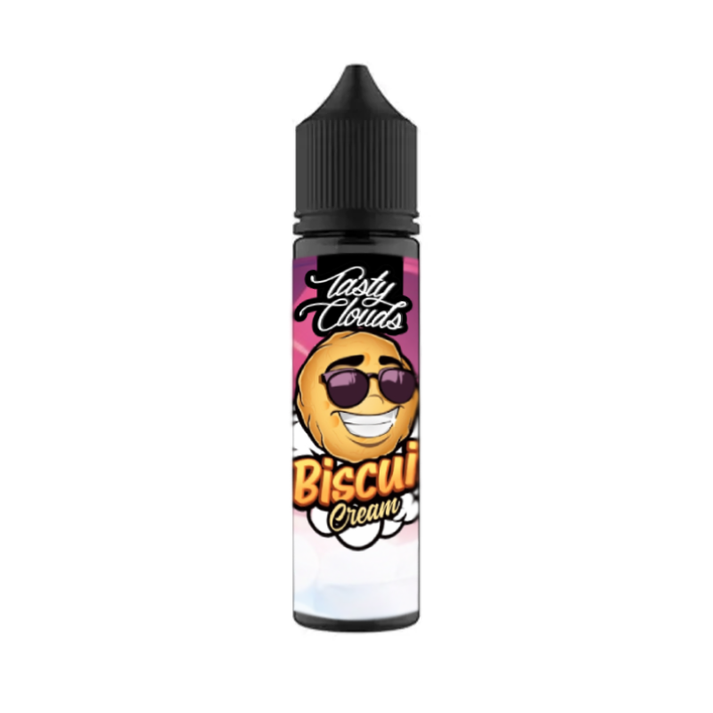 Biscuit Cream 60ml Biscuit Cream από την Tasty Clouds στα 60ml με γεύση μπισκότο και κρέμα.