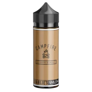 Campfire από Charlie's Chalk Dust στα 120ml με γεύση marshmallows, μπισκότο, κανέλα και σοκολάτα.
