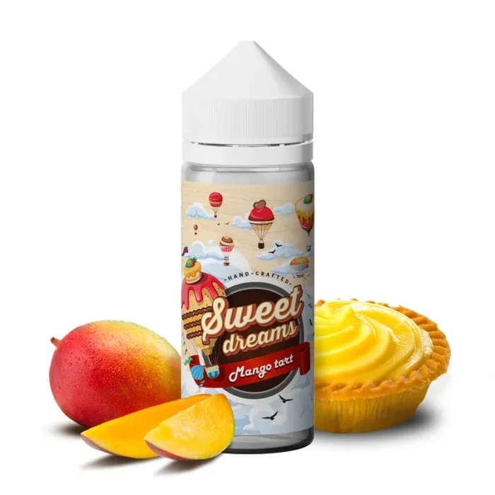 Mango Tart από την Omerta στα 120ml με γεύση τάρτα cheesecake με μάνγκο.