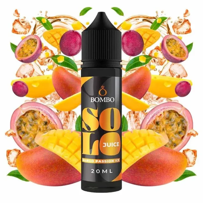 Mango Passion Ice από τη Bombo στα 60ml με γεύση μάνγκο, passionfruit και πάγο.