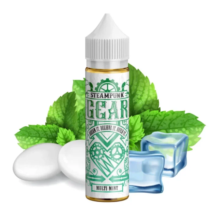 Multi Mint από τη Steampunk στα 60ml με γεύση μέντα.