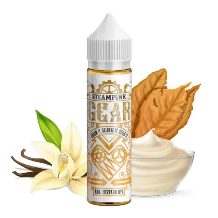 Van. Custard RY4 από τη Steampunk στα 60ml με γεύση καπνό κρέμα custard και βανίλια