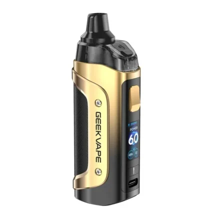 Aegis Boost 3 pod από την Geekvape με ενσωματωμένη μπαταρία 3000mAh σε χρώμα Midnight Gold.