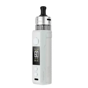 Drag S2 pod από την Voopoo με ενσωματωμένη μπαταρία 2500mAh σε χρώμα Pearl White.