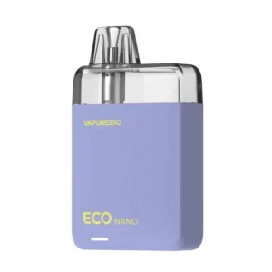 Eco Nano pod από την Vaporesso με ενσωματωμένη μπαταρία 1000mAh σε χρώμα Foggy Blue.