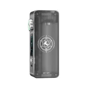 Centaurus N100 από την Lost Vape με μια μπαταρία 18650 ή 21700 σε χρώμα Grey Rock.