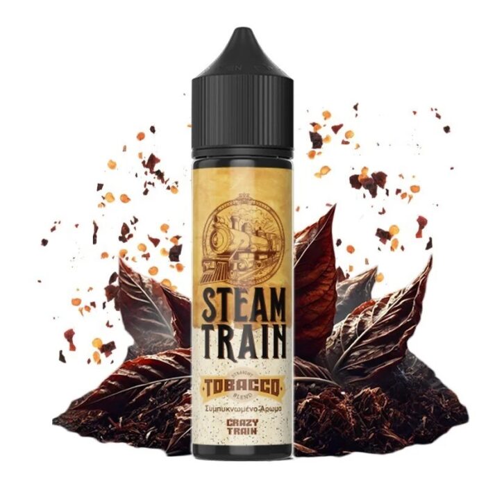 Crazy Train από την Steam Train στα 60ml με γεύση καπνό.