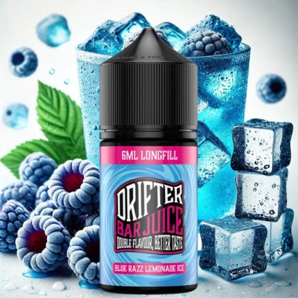 Blue Razz Lemonade Ice από την Drifter στα 30ml με γεύση βατόμουρο και πάγος.