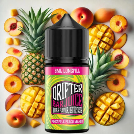 Pineapple Peach Mango από την Drifter στα 30ml με γεύση μάνγο, ροδάκινο και ανανάς