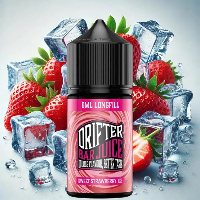 sweet strawberry ice από την Drifter στα 30ml με γεύση φράουλα και πάγος