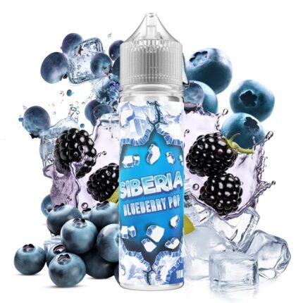 Blueberry Pop από τη Siberia στα 60ml με γεύση βατόμουρο και πάγος.