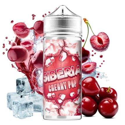 Cherry Pop από τη Siberia στα 120ml με γεύση κεράσι και πάγος.