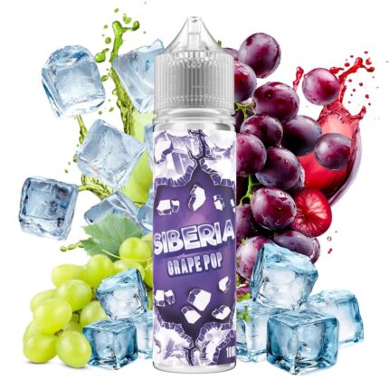 Grape Pop από τη Siberia στα 60ml με γεύση σταφύλι και πάγος.