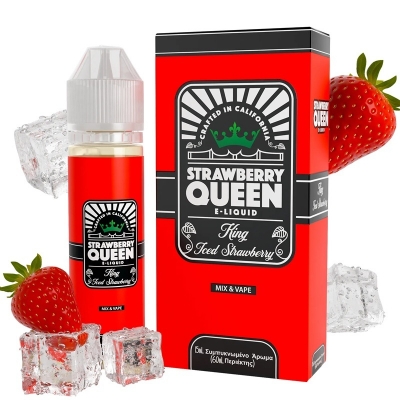 The king από Starwberry Queen στα 60ml με γεύση πάγος και φράουλα.