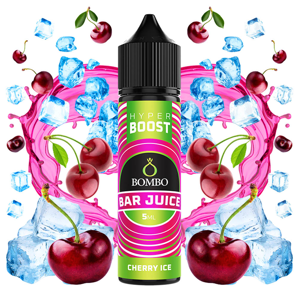 Cherry Ice από την Bombo στα 60ml με γεύση κεράσι και πάγο.