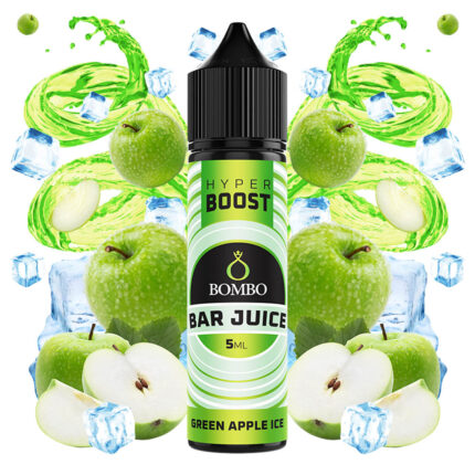 Green Apple Ice από την Bombo στα 60ml με γεύση πράσινο μήλο και πάγο.