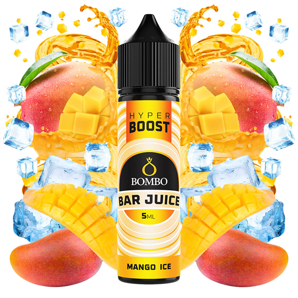 Mango Ice από την Bombo στα 60ml με γεύση μάνγκο και πάγο.