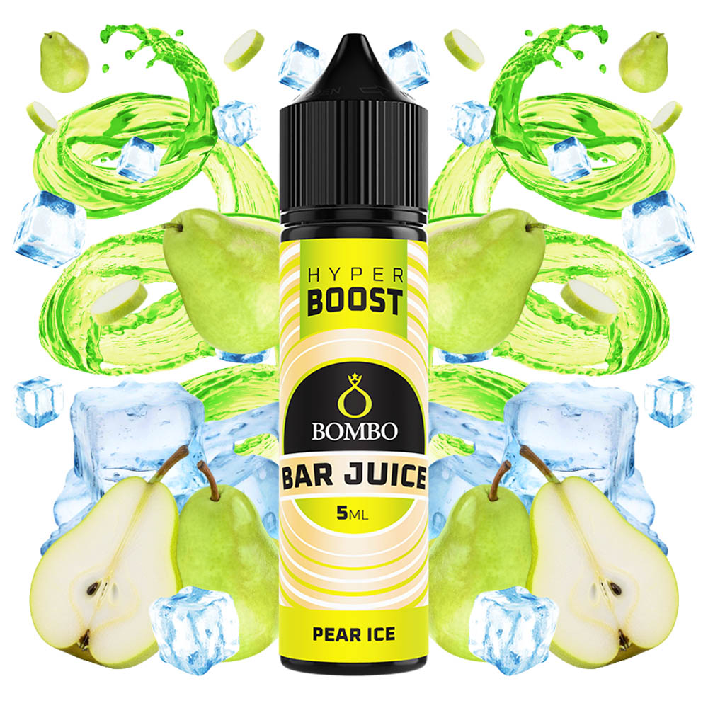 Pear Ice από την Bombo στα 60ml με γεύση αχλαδι και πάγο.