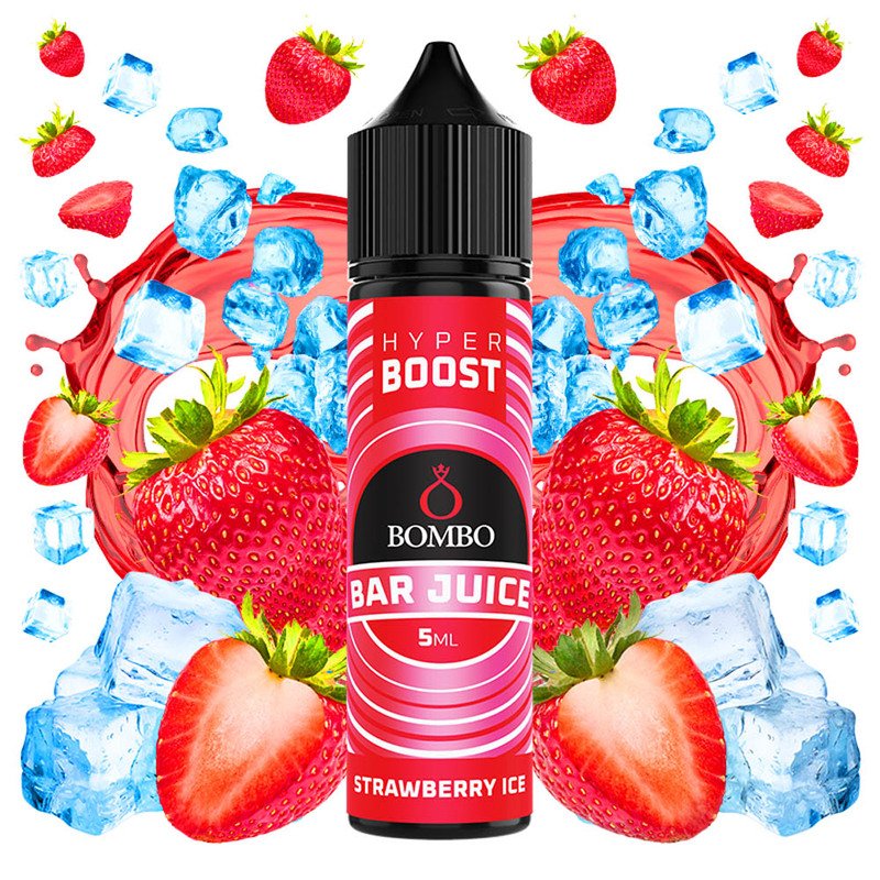 Strawberry Ice από την Bombo στα 60ml με γεύση φράουλα και πάγος.