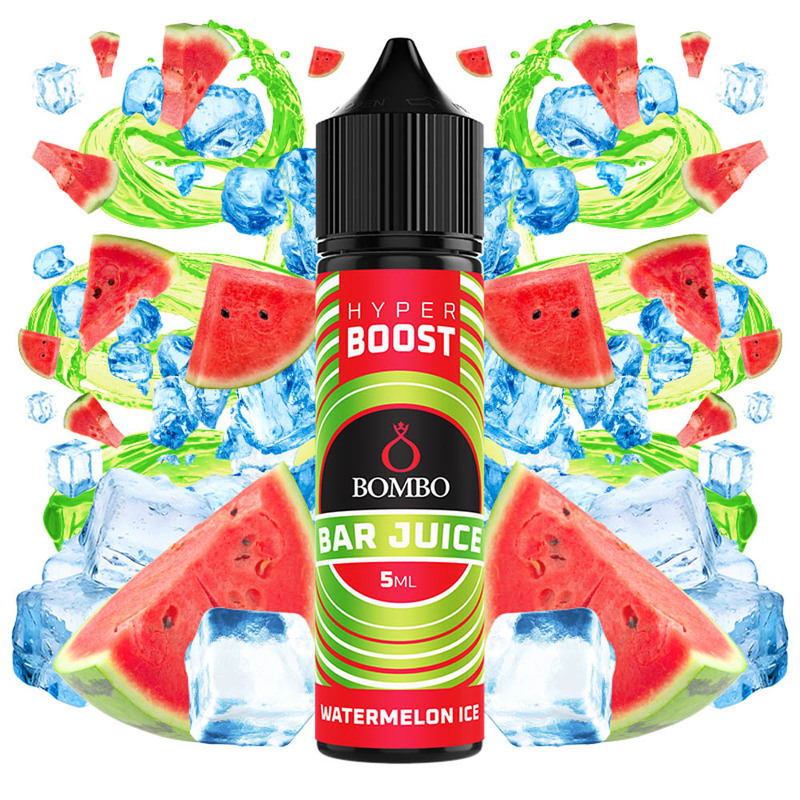 Watermelon Ice από την Bombo στα 60ml με γεύση καρπούζι και πάγος.
