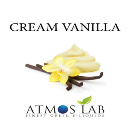 Συμπυκνωμένο αρωμα Cream Vanilla απο την Atmos Lab με γεύση κρεμα βανιλια 10ml
