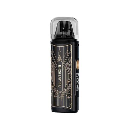 Ursa Cap Pro Pod απο τη Lost Vape με 1200 mah σε μαύρο χρυσό χρώμα