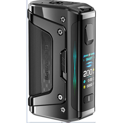 Aegis Legend 5 mod από την Geekvape με δύο μπαταρίες 18650 σε χρώμα Carbon Black.