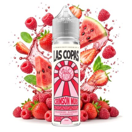 Crimson Mule από την Las Copas με γεύση πάγο,φράουλα, καρπούζι και σμέουρο